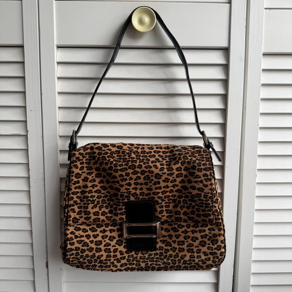 Vintage Y2K Cheetah Shoulder Bag